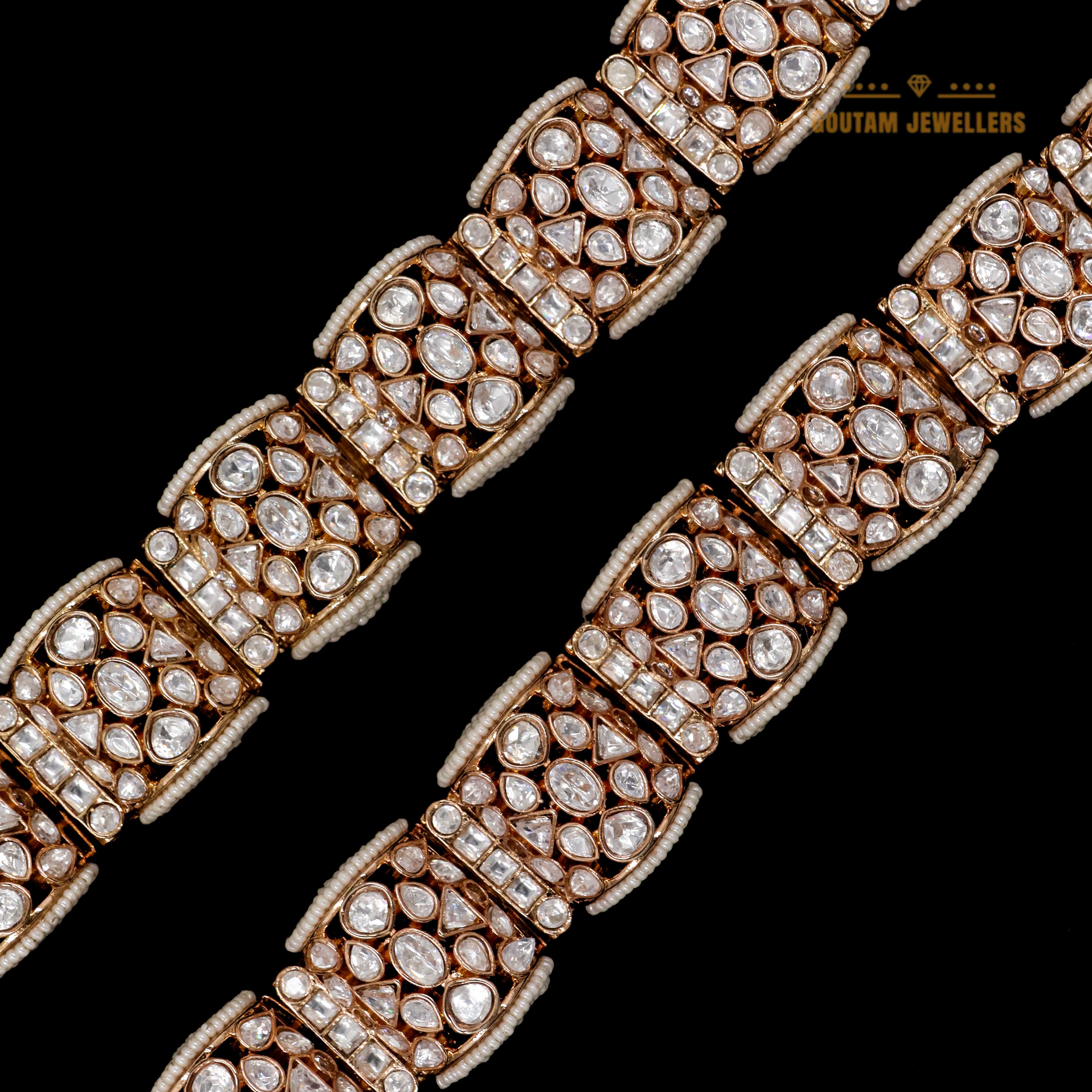 Moissanite Gajra Bracelet