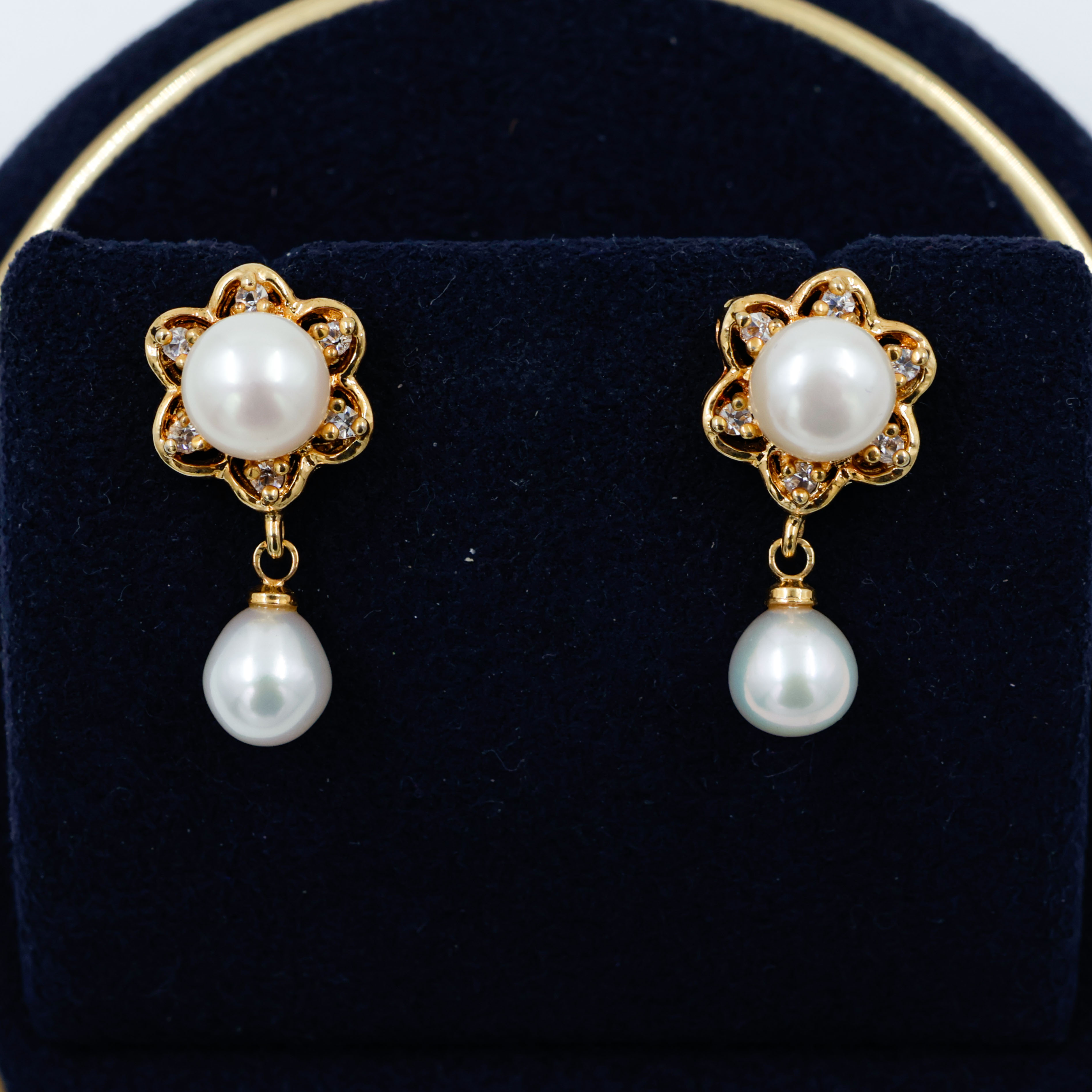 Pearl Blossom Earrings