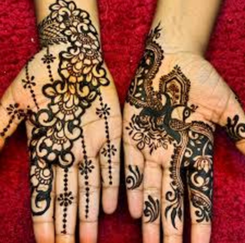 Front Hand Mehendi Design