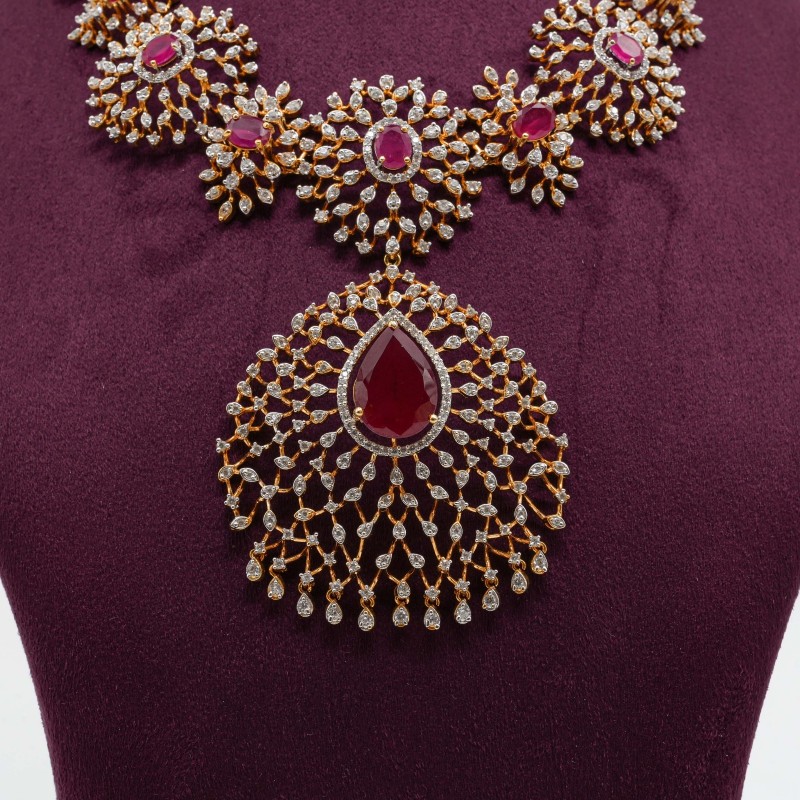 Ruby Radiance Necklace “Bold brilliance that captures every gaze.