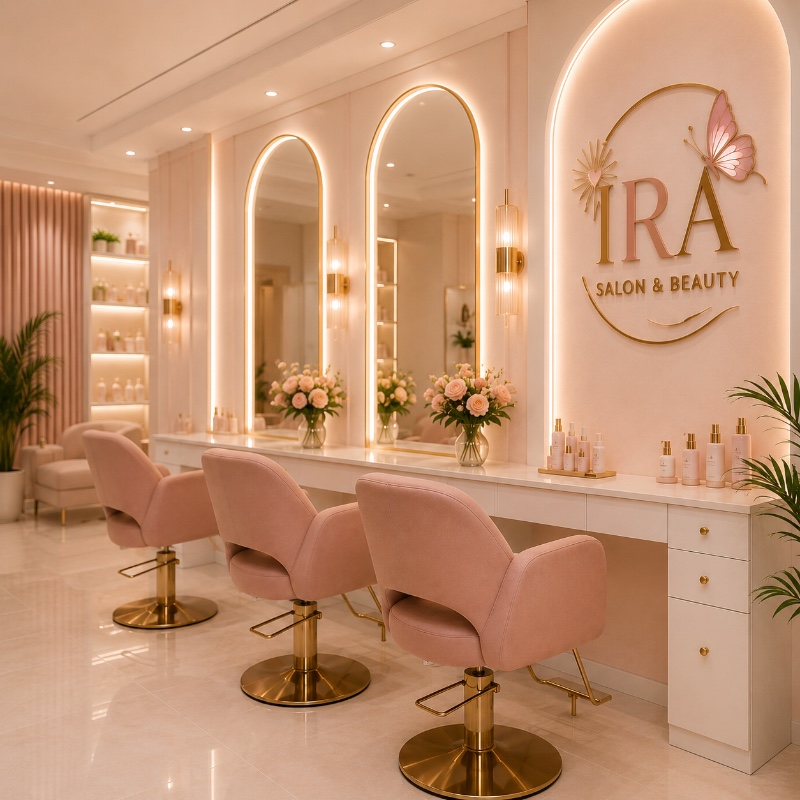 Beauty soft glam interiors, golden touches & the perfect vibe for your self-care days