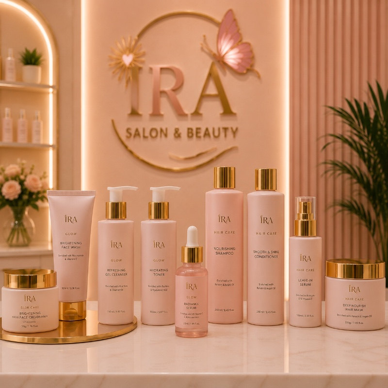 IRA Salon & Beauty  because you deserve to feel beautiful every single day