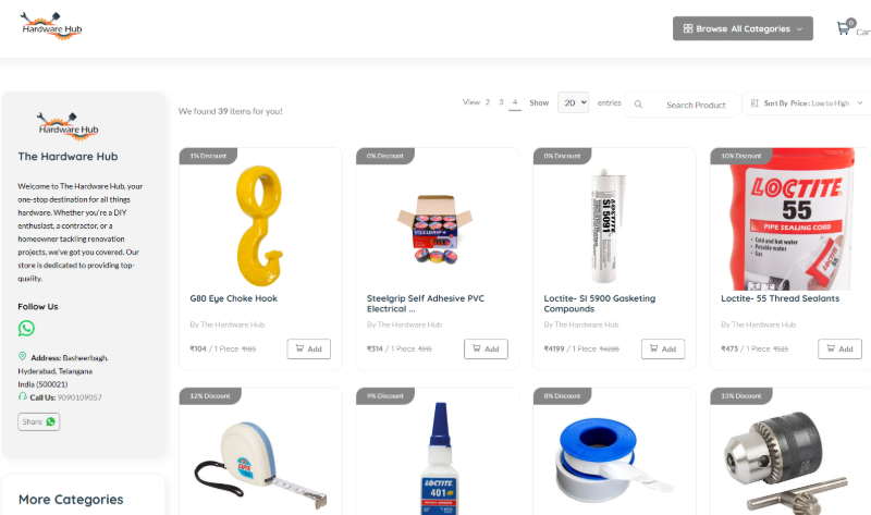 Your one-stop destination for all hardware needs