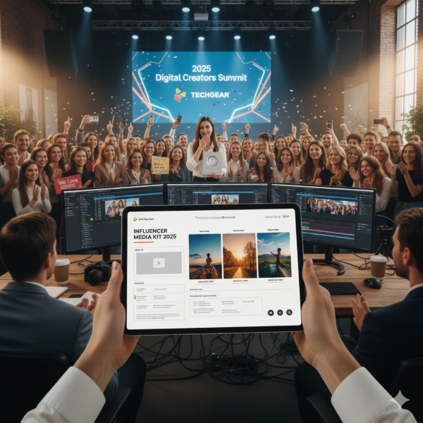 Peaking at the 2025 Digital Creators Summit.