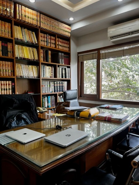 A professional view of the private meeting area.